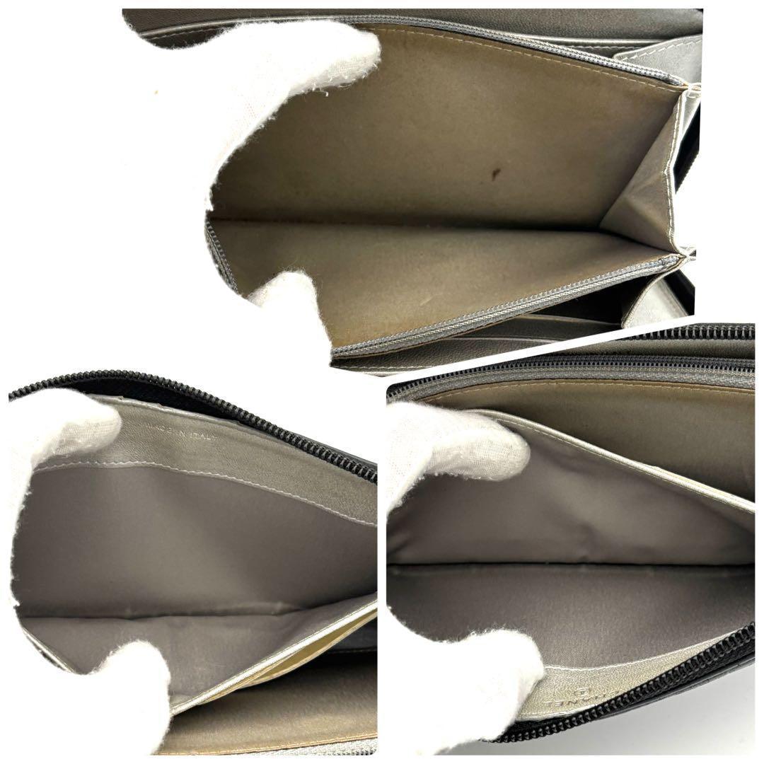 ☆高級美品☆シャネル ラウンドファスナー長財布 カメリア ココマーク ブラック