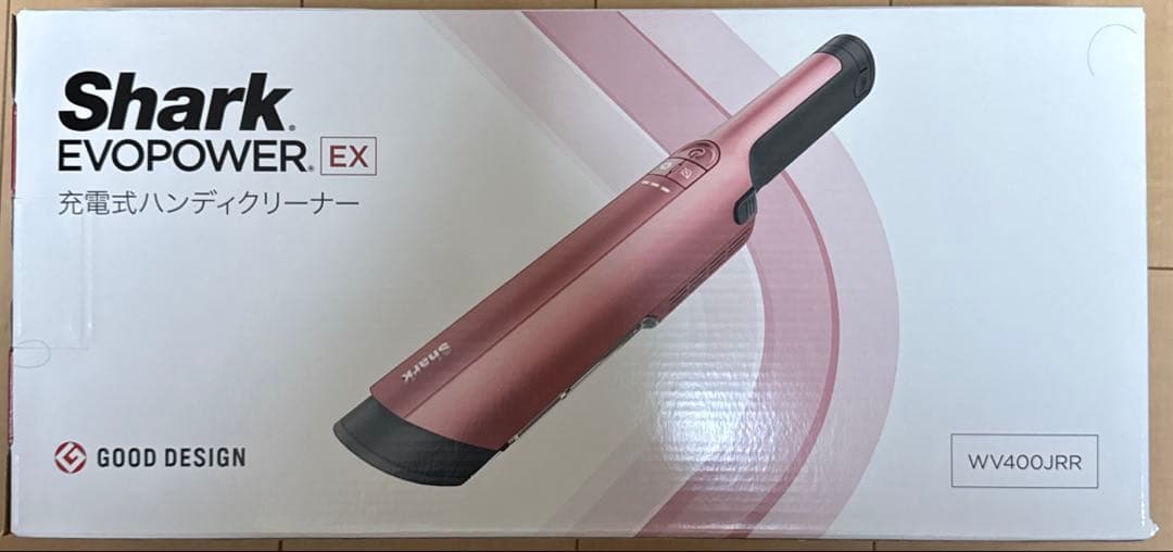 未使用 Shark WV400JRR 充電式ハンディクリーナー