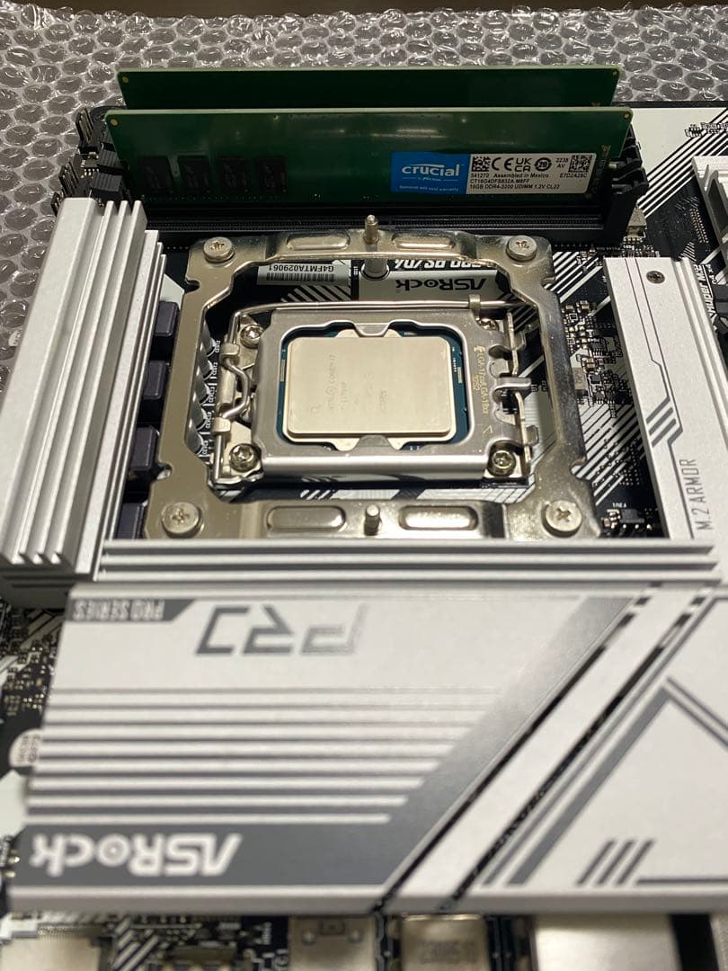 ASRock B760 Pro RS/D4＋Corei7-13700F＋メモリ等