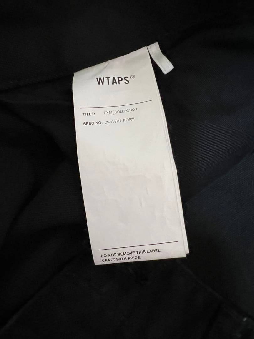 パンツ WTAPS ARMSTG2502 Trousers Cotton. Black