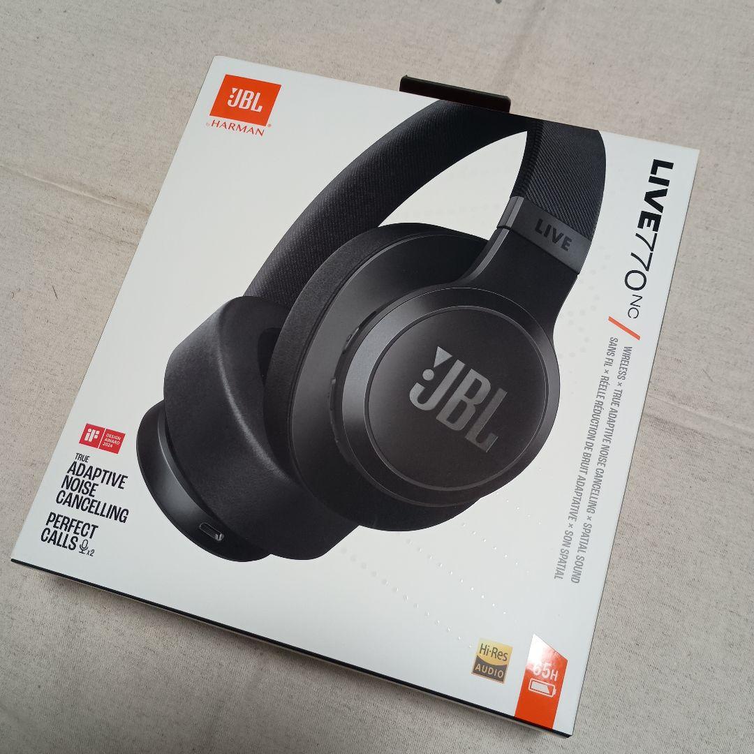 JBL LIVE 770NC ワイヤレスヘッドホン ブラック