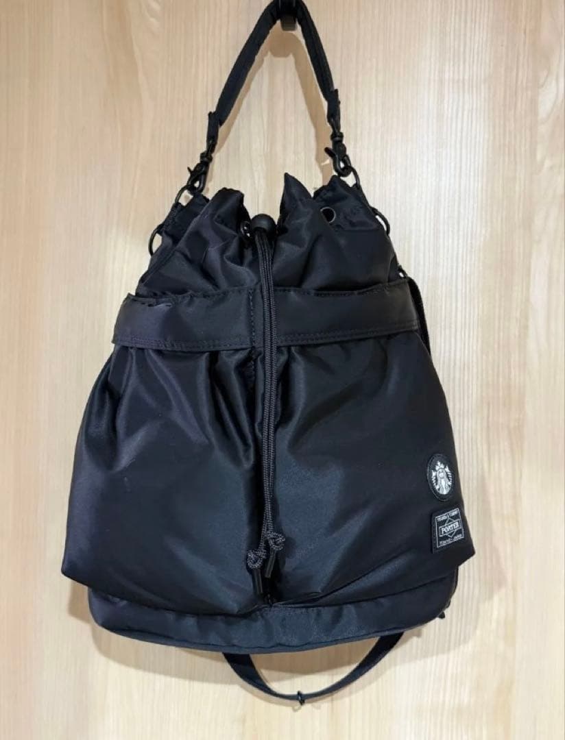 PORTER×STARBUCKS コーヒービーン　シェイプ　BRIEFING