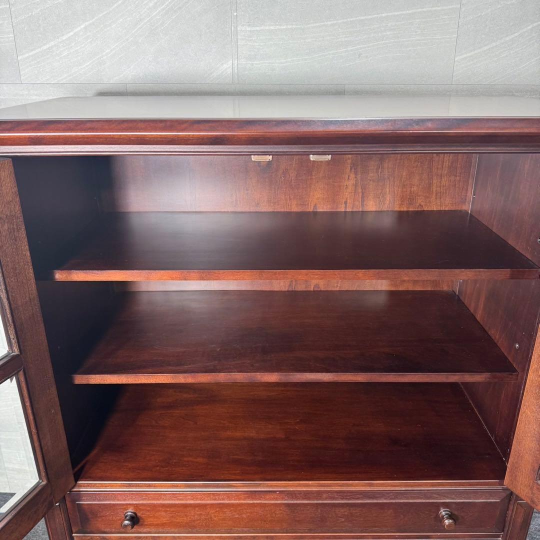 モリシゲ 民芸家具 チェスト 飾り棚 和家具 キャビネット d4159