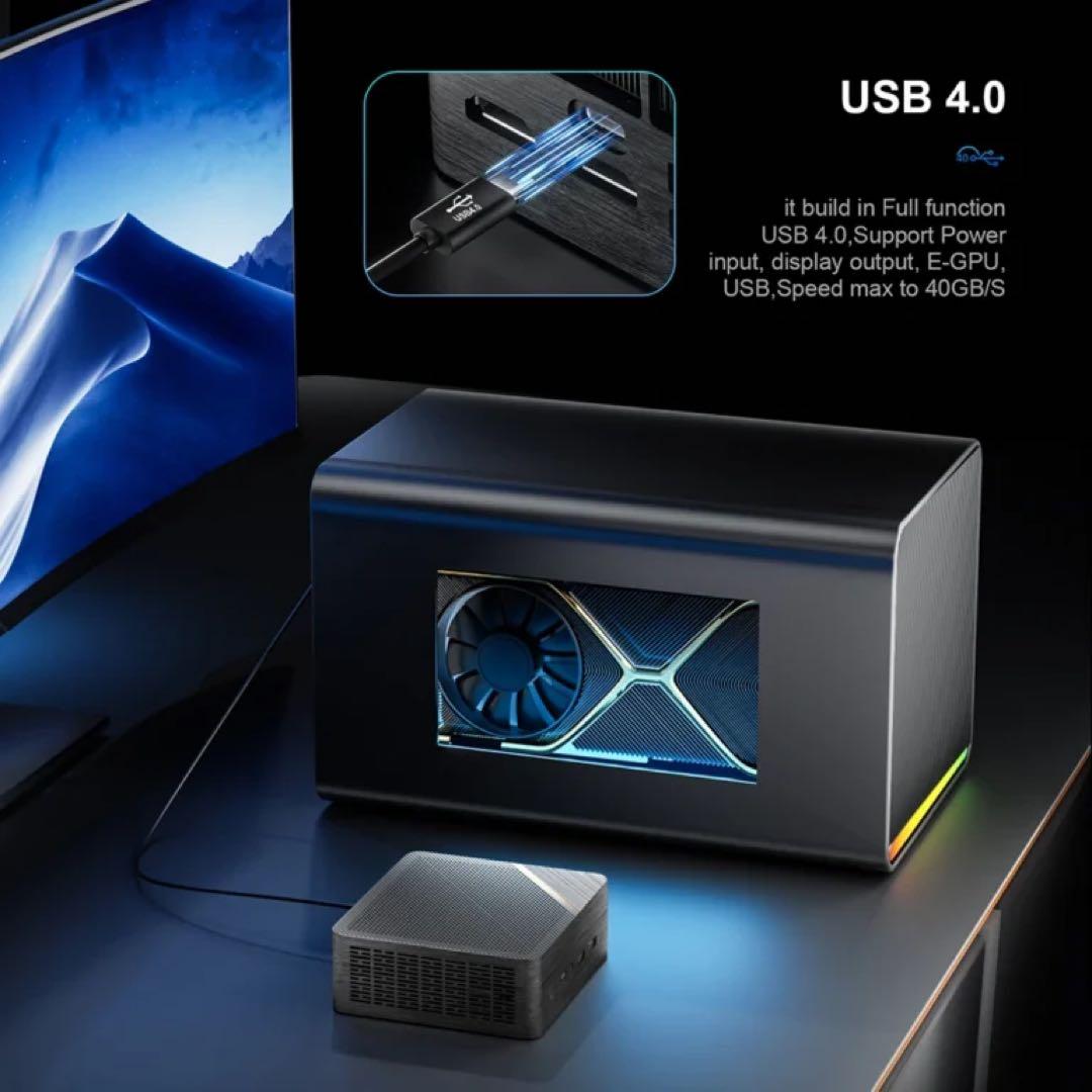 ミニPC AMD Ryzen 7 8845HS 8コア16スレッド 限定１個