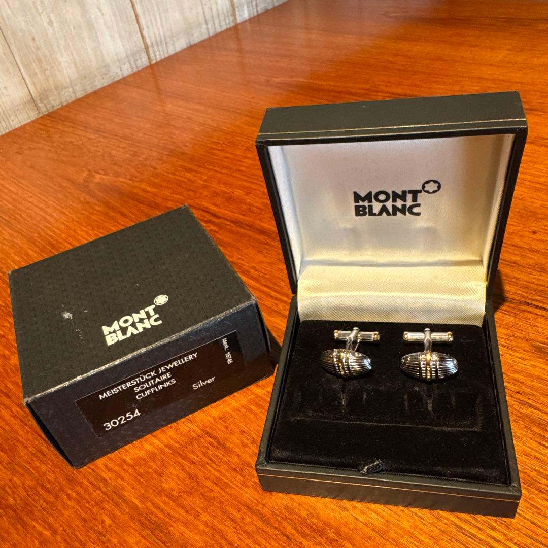 MONT BLANC MEISTERSTÜCKカフリンクス シルバー 30254