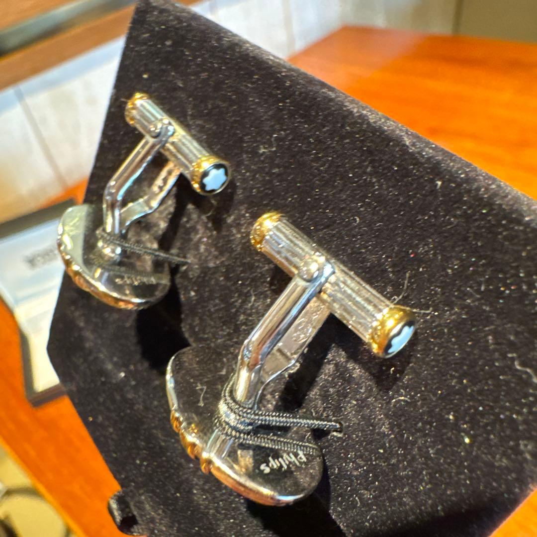 MONT BLANC MEISTERSTÜCKカフリンクス シルバー 30254