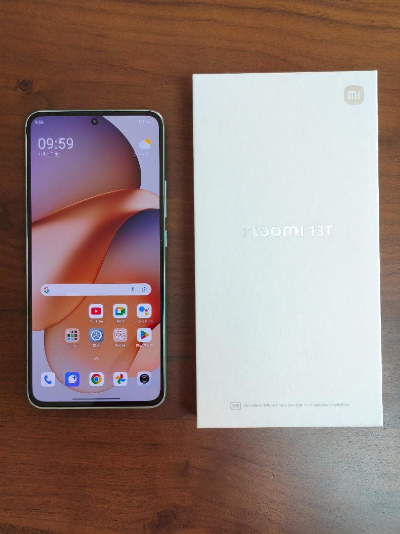 Xiaomi 13T XIG04 （メドウグリーン）