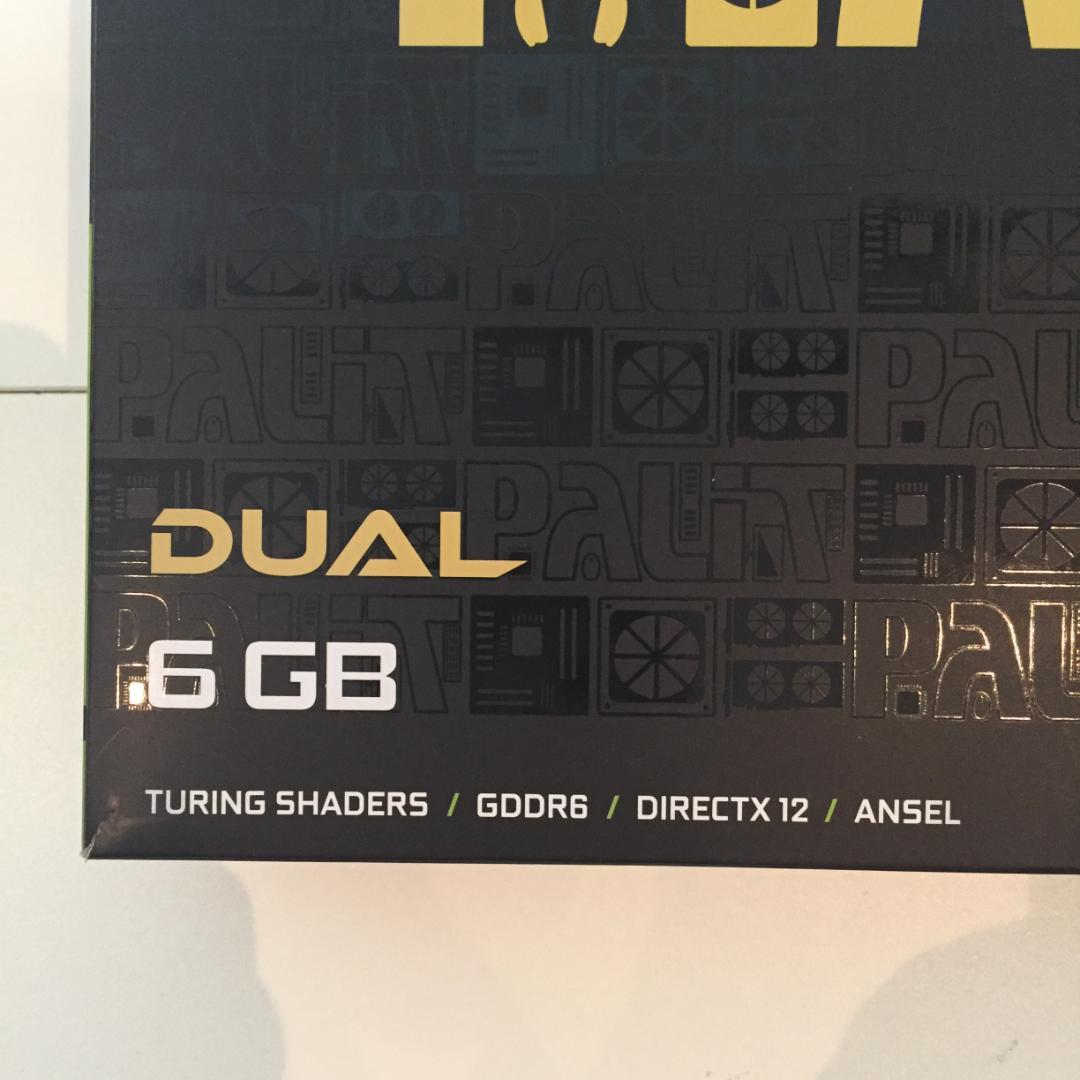 【動作チェック済】PALIT Geforce GTX1660Ti 6GB 箱有