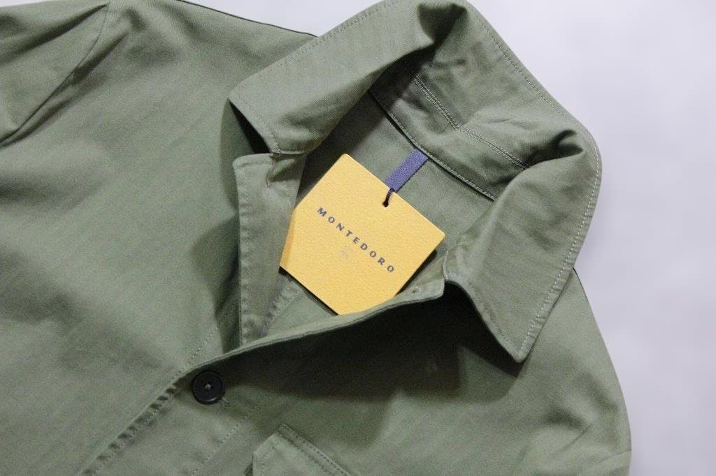 MONTEDORO★新品モンテドーロ コットン素材のユーロワークジャケット 50