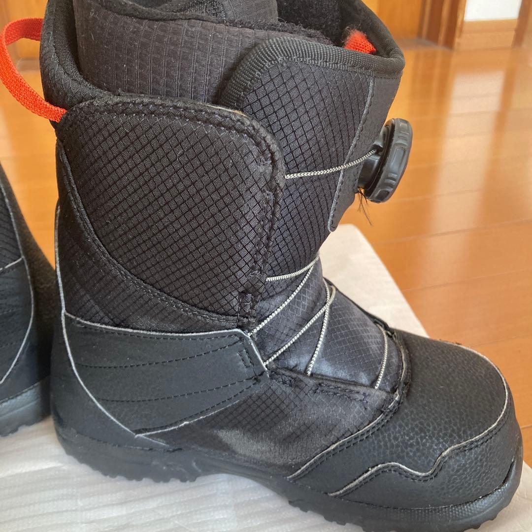 キッズ Burton ジップライン BOA® スノーボードブーツ　22.0cm