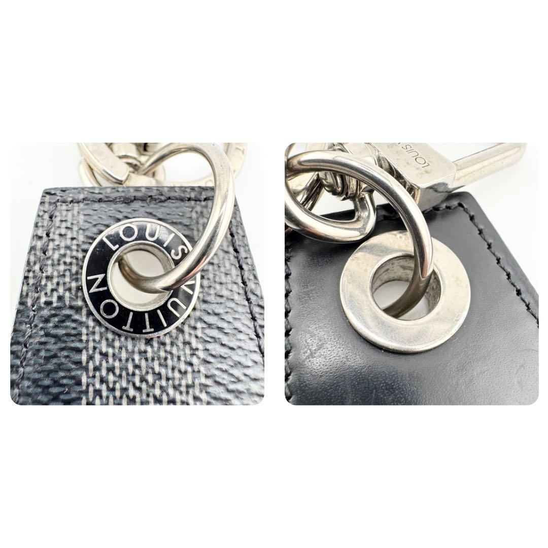 極美品ルイヴィトン アンシャッペ ダミエグラフィット キーリング エクリプス