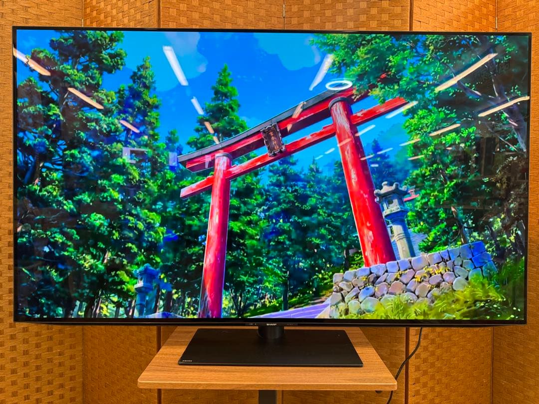 F035 SHARP　65型　有機EL　テレビ　4Kチューナー内蔵　2023年製