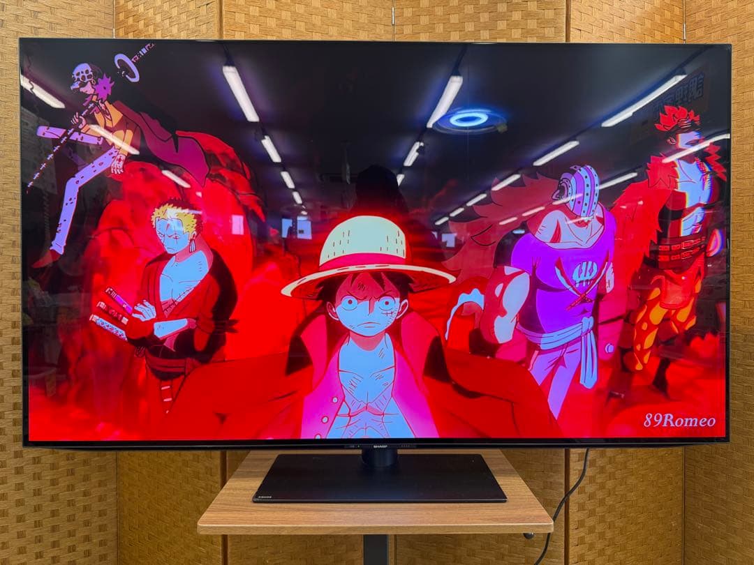 F035 SHARP　65型　有機EL　テレビ　4Kチューナー内蔵　2023年製