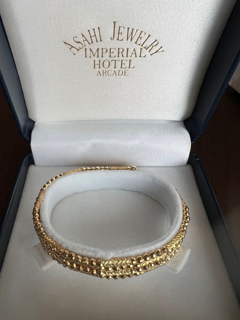 Asahi Jewelry ゴールドネックレス兼ブレスレット