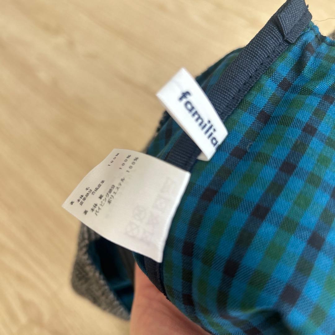 【familiar】秋のファミリアショー 2022 ヘリンボーン バッグ