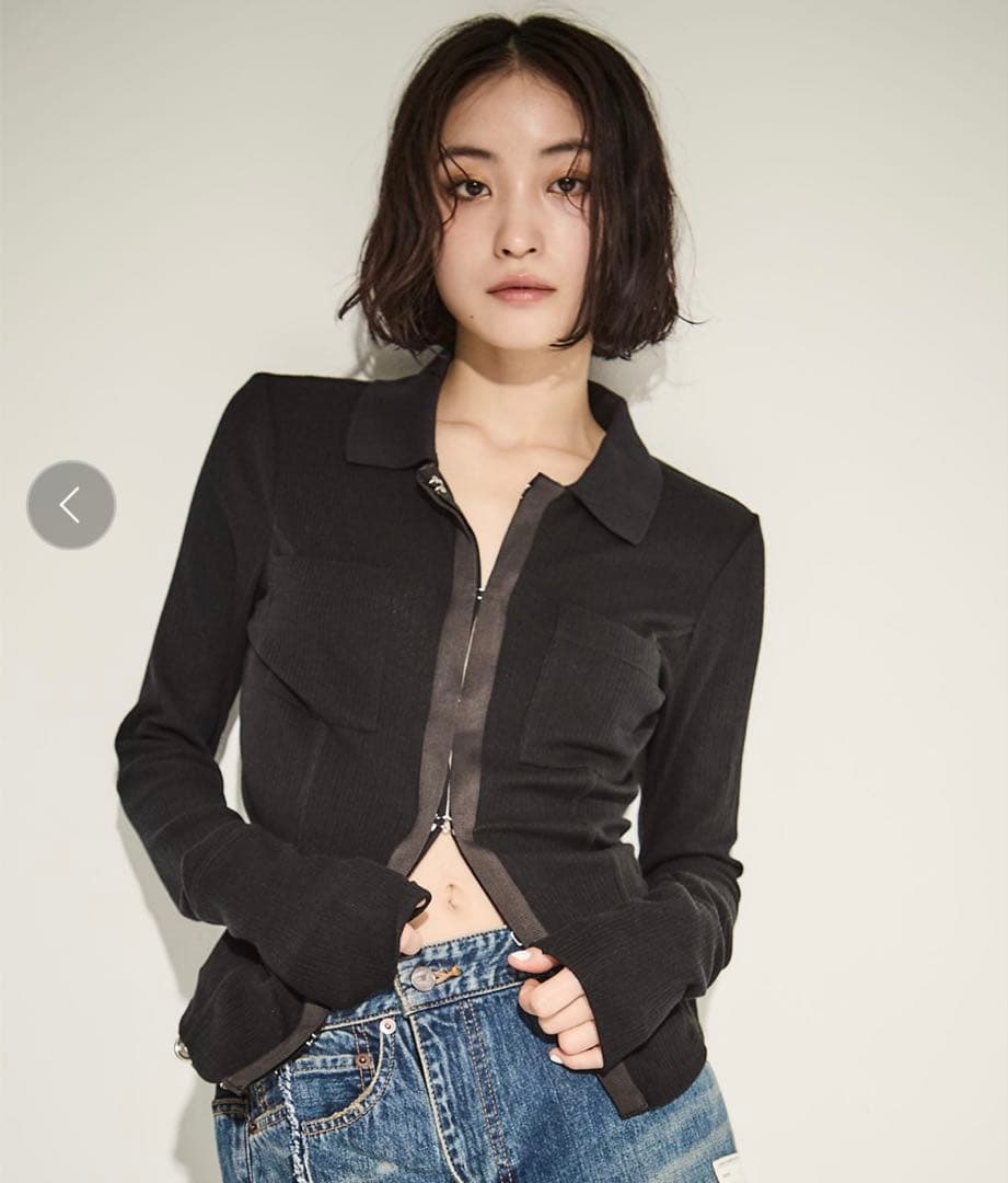 【STUDIOUS】Washable Silk Cotton Polo