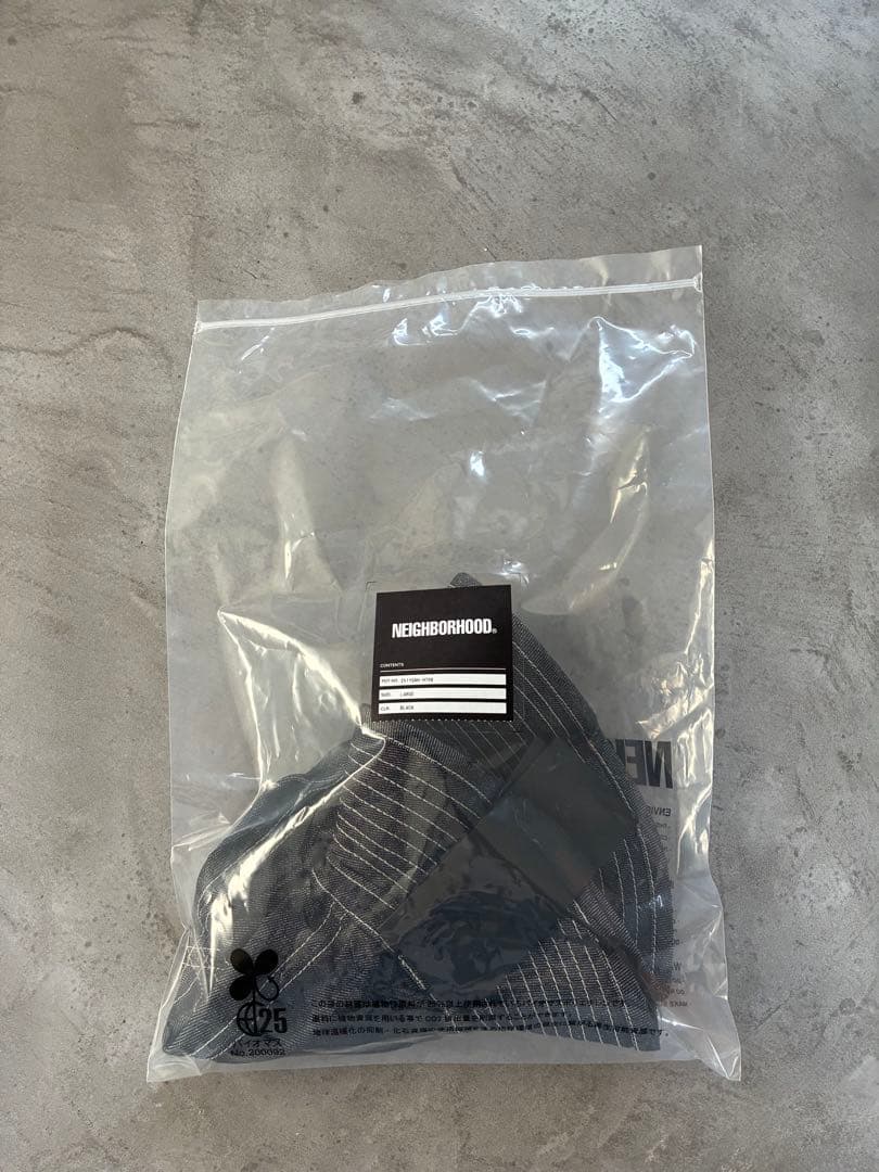 NEIGHBORHOOD CREW HAT ブラック　L ネイバーフッド