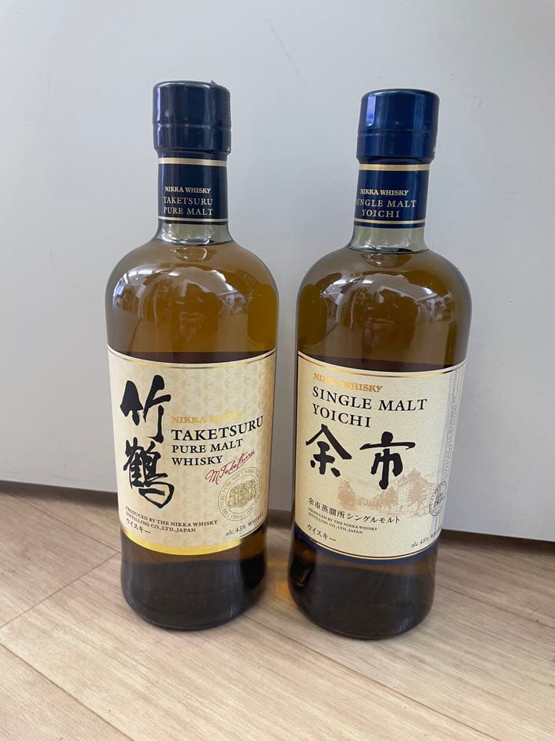 竹鶴　与市ウイスキー700ml 2本