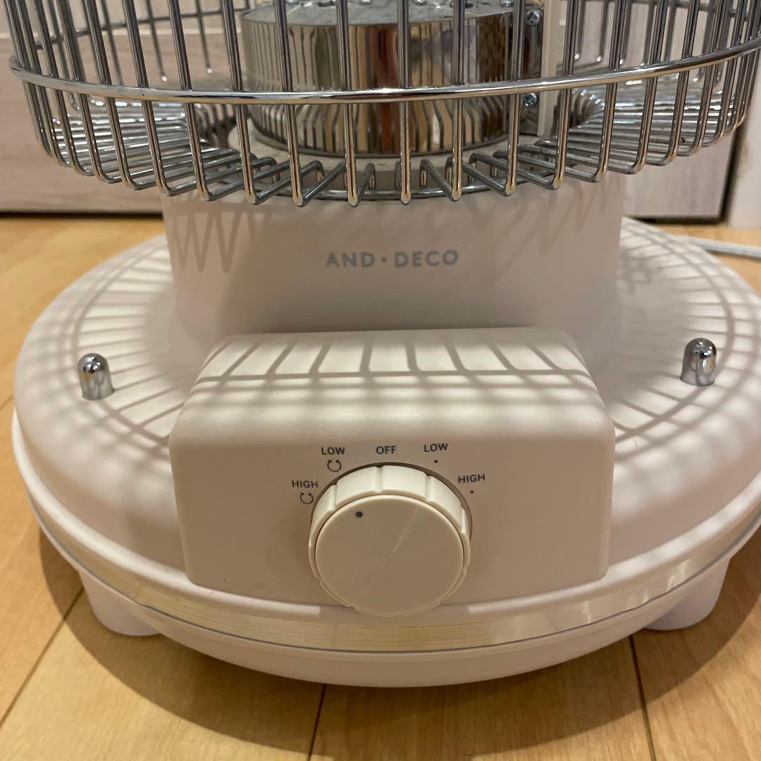 ✺AND DECO カーボンヒーター ベージュ✺