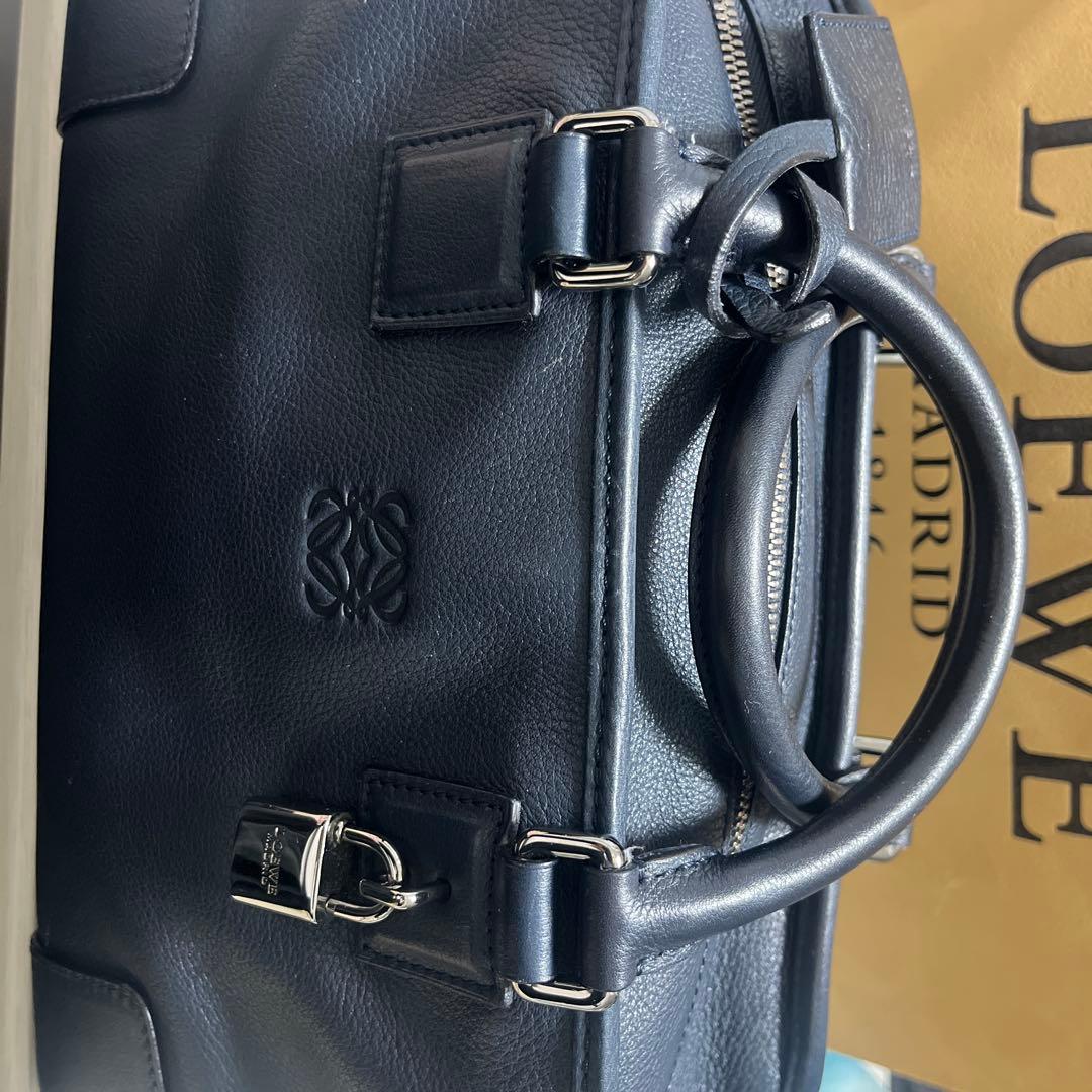 LOEWE 紺 アマソナ バッグ