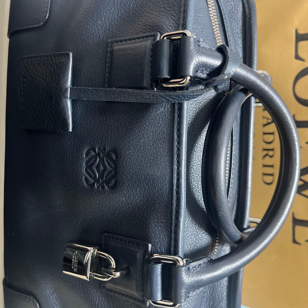 LOEWE 紺 アマソナ バッグ