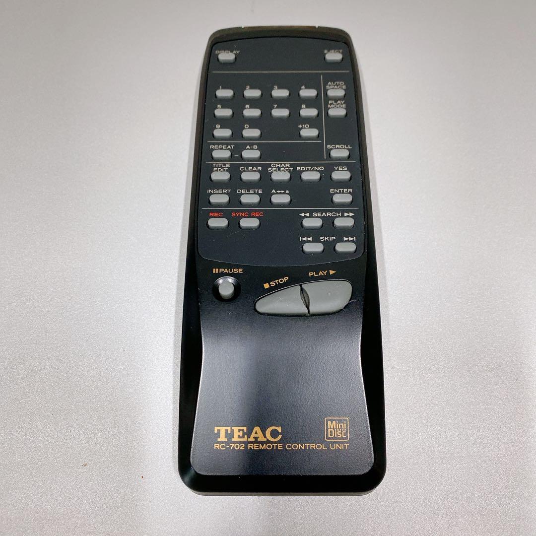 TEAC MD-5 MKII 純正リモコン MDレコーダー　LP対応　mk2