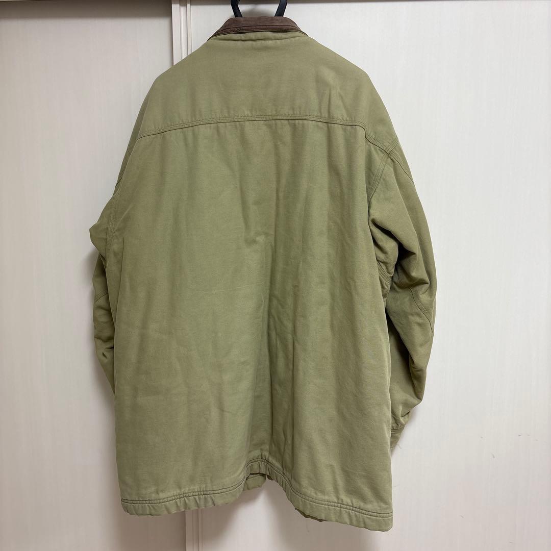 99年製 patagonia nuevorange ヌエボレンジ　襟レザー90s