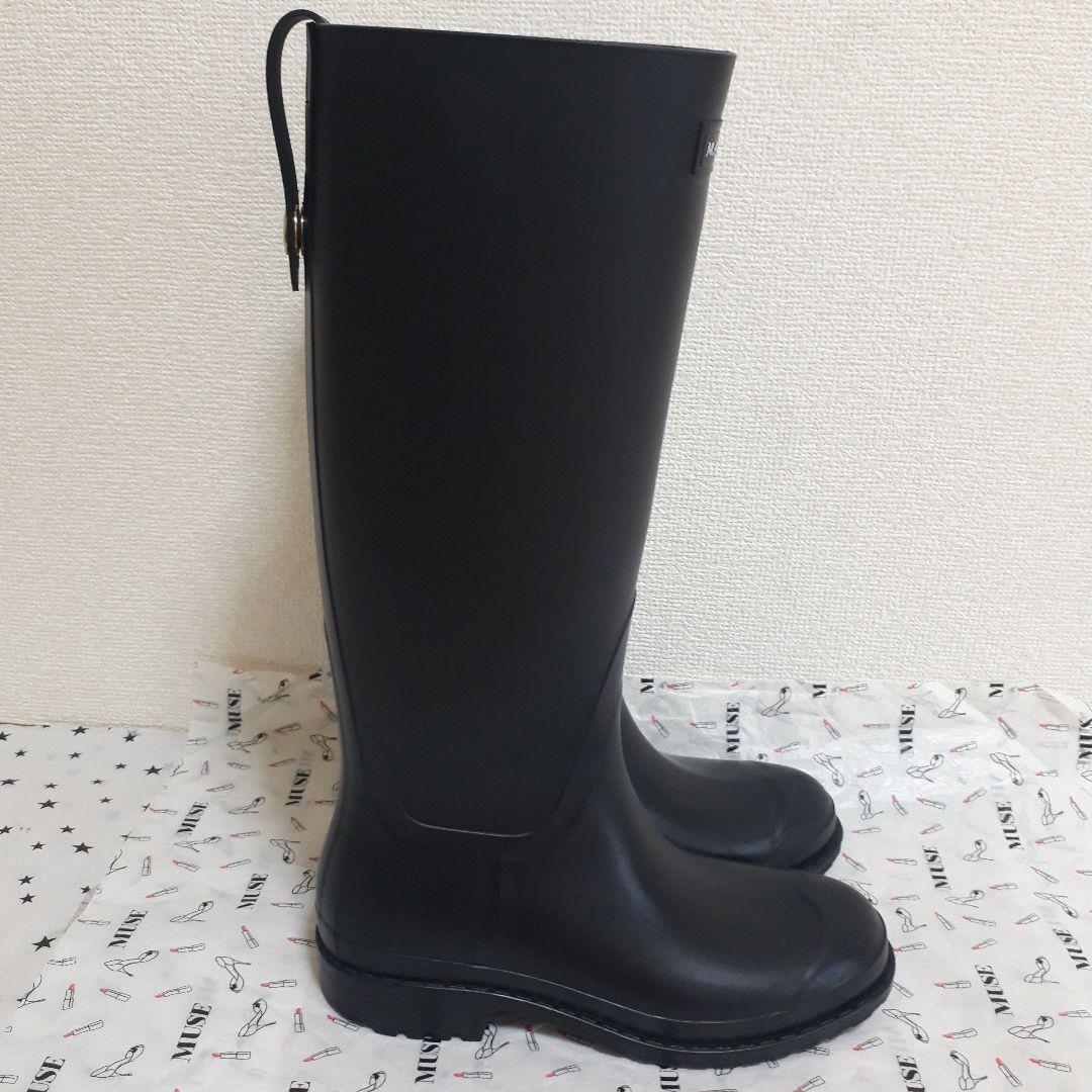 アパルモン購入 MACKINTOSHマッキントッシュ レインブーツ ブラック