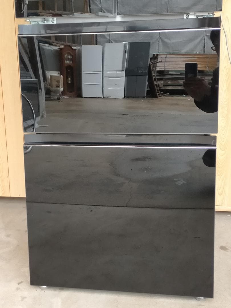 超美品 ニトリ 冷蔵庫 320L 22年製 NTR-320 BK　730048-