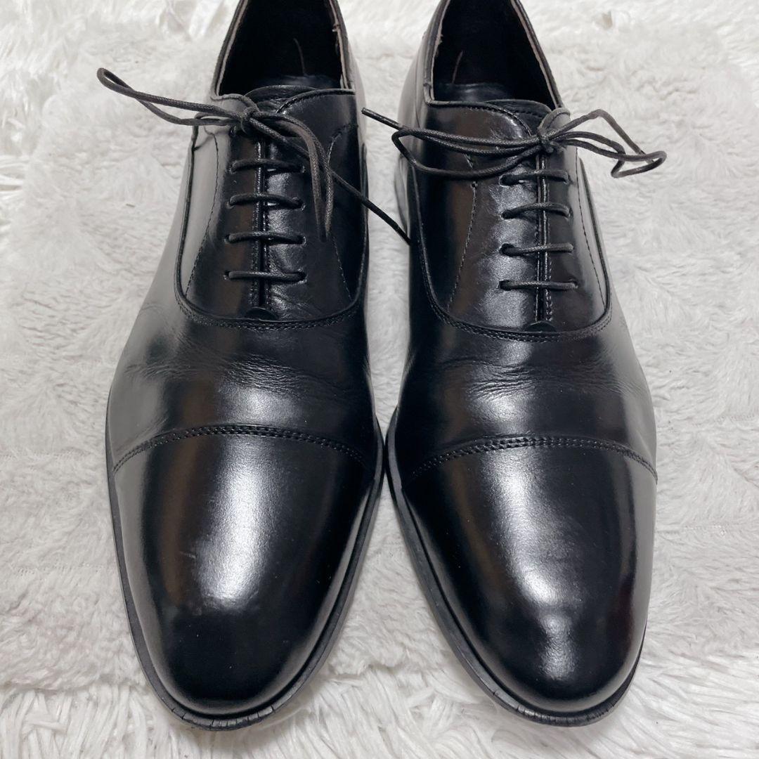 リーガル　ビジネスシューズ　ストレートチップ　メンズ　ブラック　レザー　メンズ