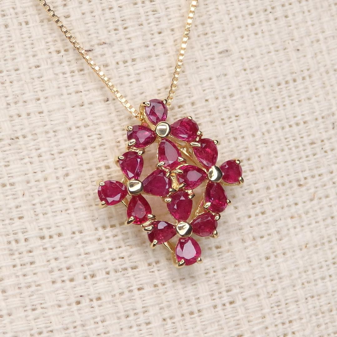 ルビー ペンダントトップ A5500 1.39ct ゴールドK18