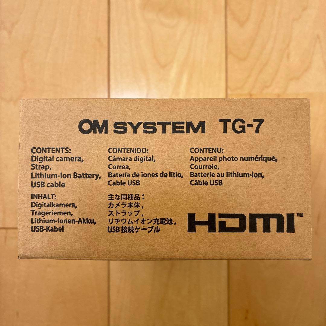 【新品未使用】OM SYSTEM TG-7 ブラック