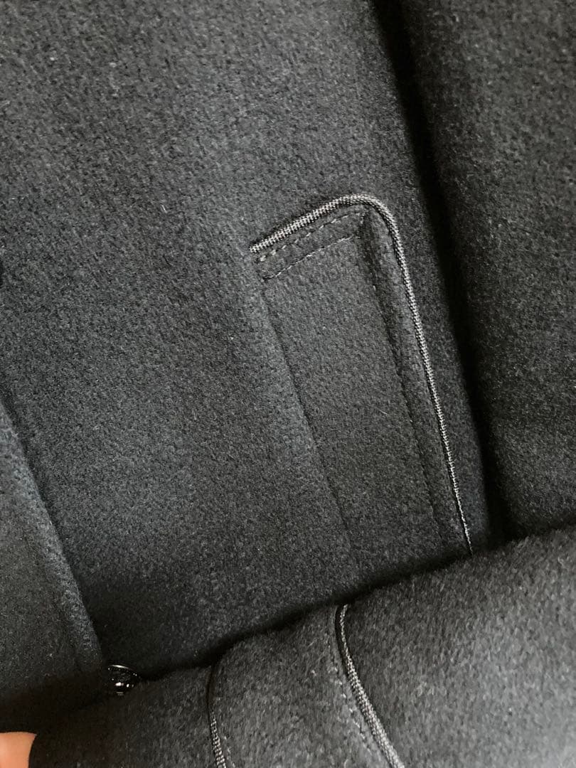 BURBERRY BLACKLABEL ピーコート黒