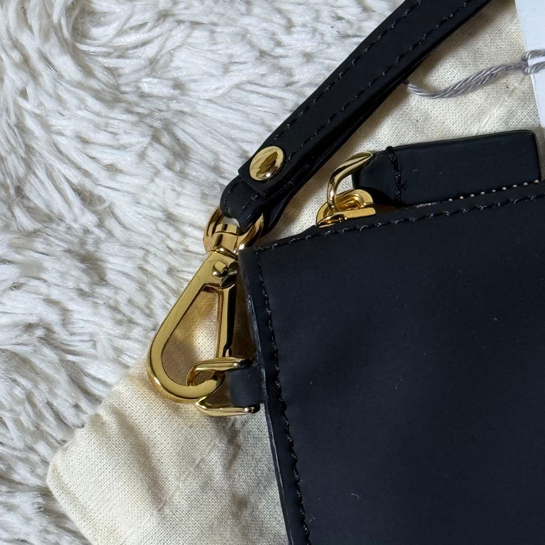 ⭐️新品未使用⭐️　MARNI　マルニ　長財布　ダブルスナップ　二つ折り　金金具