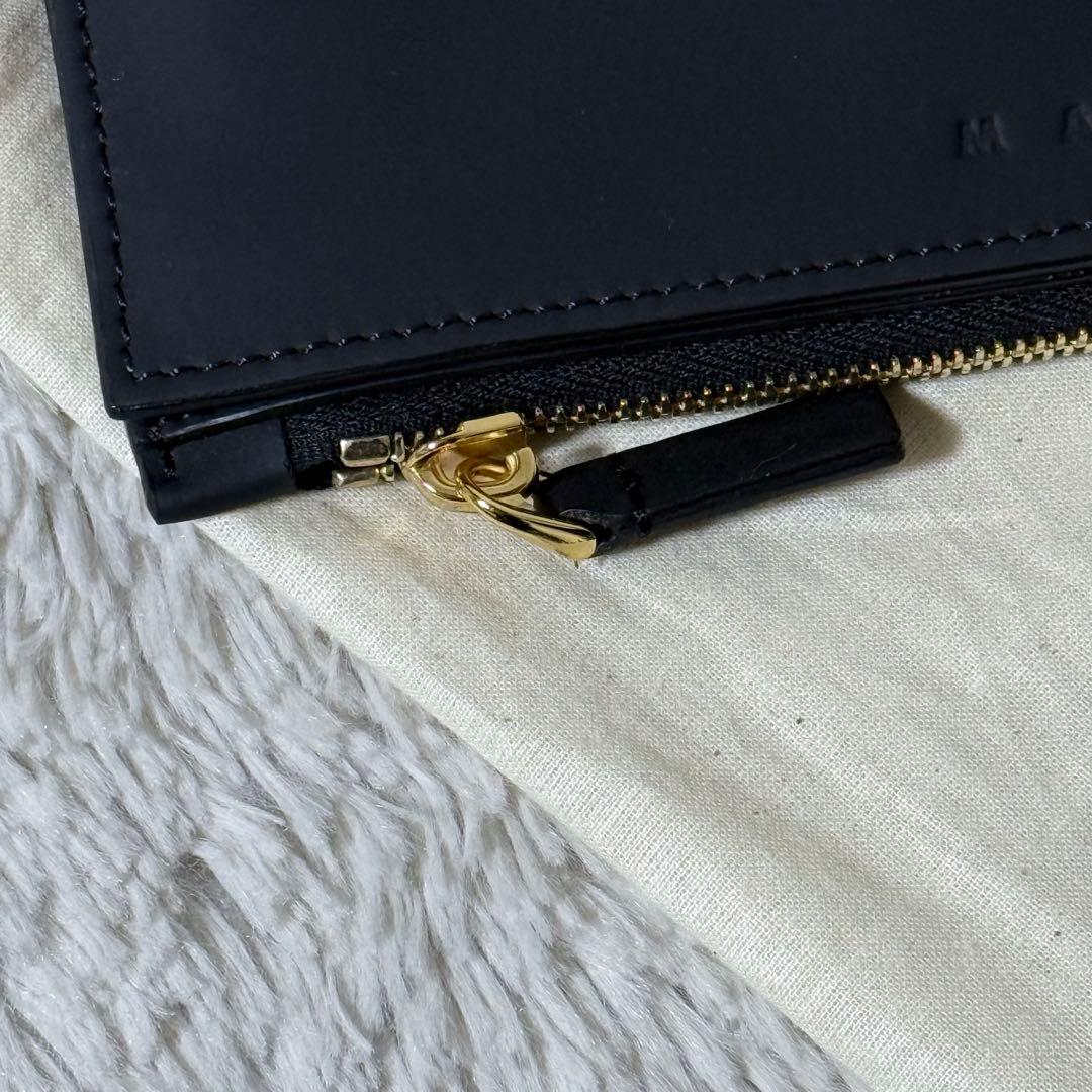 ⭐️新品未使用⭐️　MARNI　マルニ　長財布　ダブルスナップ　二つ折り　金金具