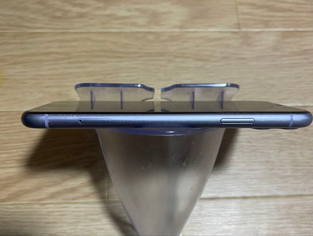 Iphone11 パープル64GB SIMフリーバッテリー93%訳あり品