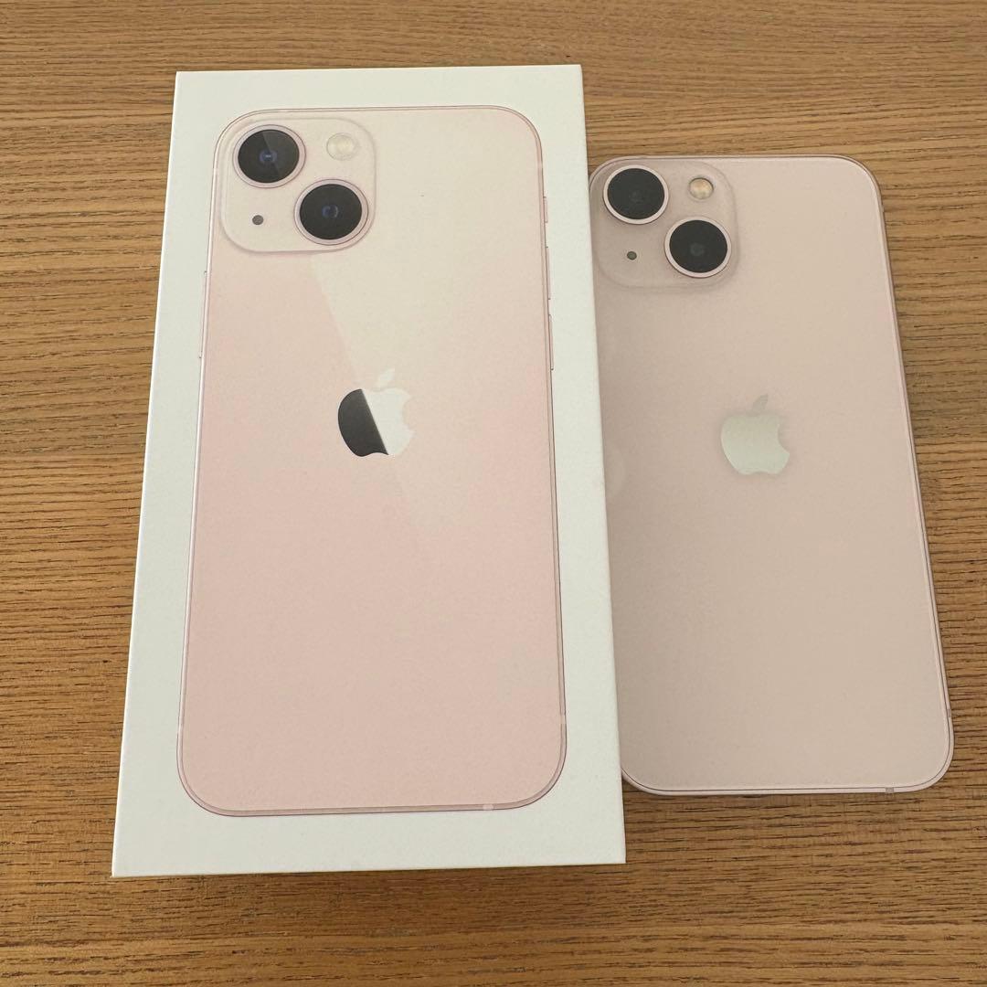 Apple iPhone 13 mini ピンク 本体 箱 ケーブル付き