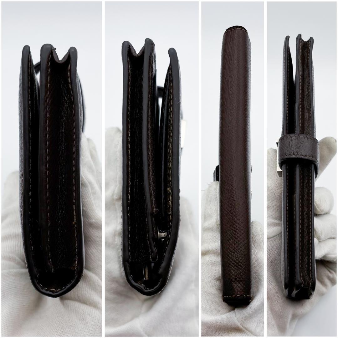 【美品】エルメス ベアンスフレ　長財布　ブラウン