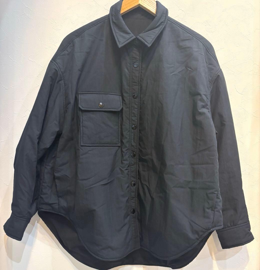 期間限定！MACHATT パファーシャツ　ブラック