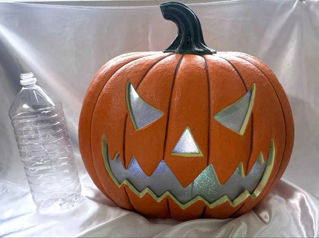 【特大】ハロウィン　カボチャ　LEDライト　センサー　トーキング　コストコ