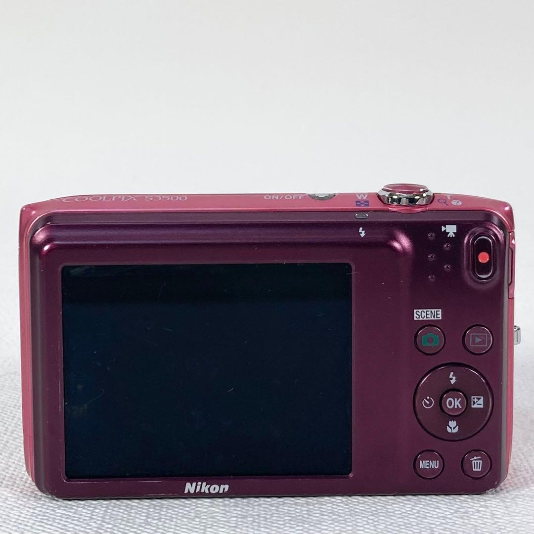 動作確認済 Nikon coolpix S3500 ピンク