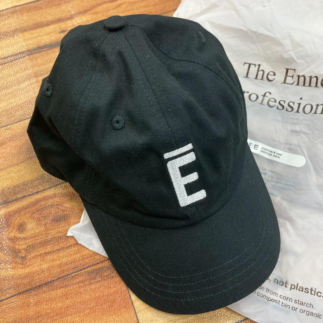 新品 ENNOY COTTON Ē CAP BLACK キャップ エンノイ..