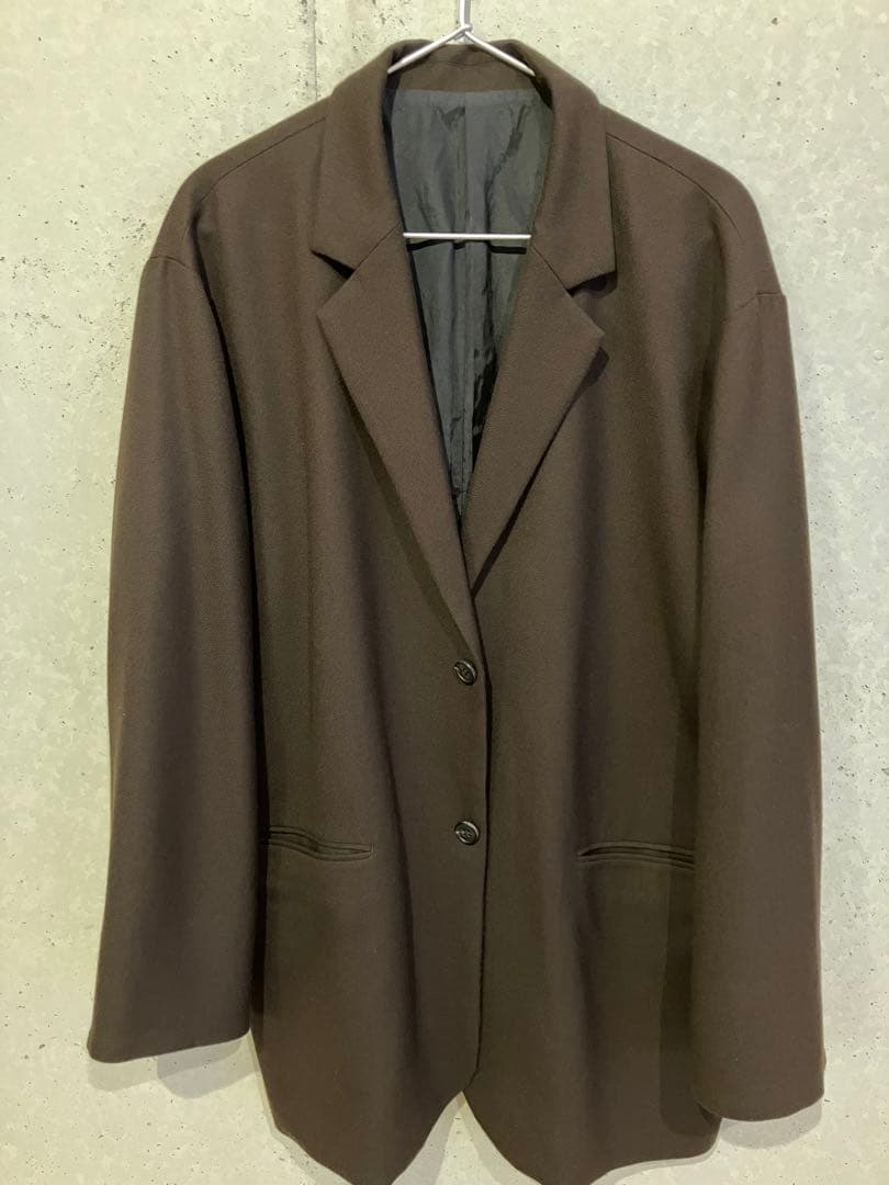 WIRROW BOTANY WOOL SOFT JACKET ダークブラウン 2
