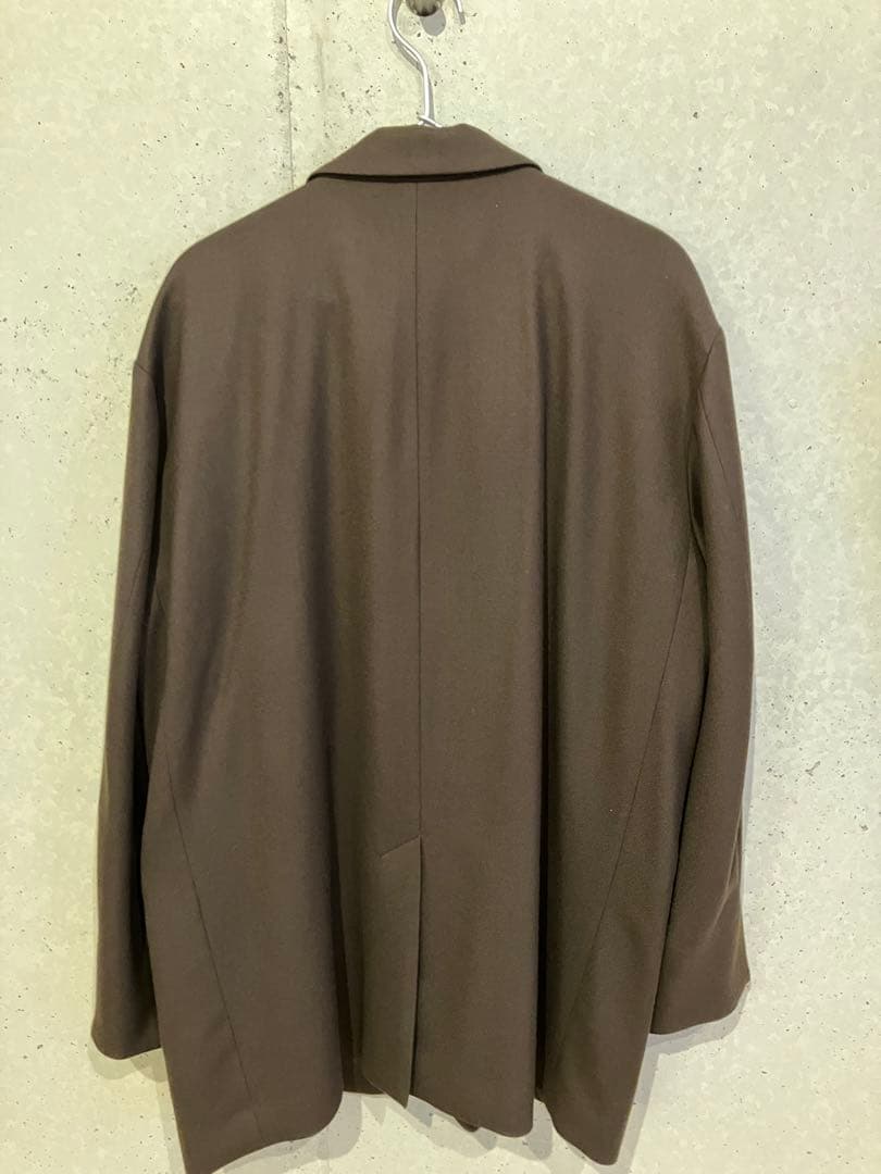 WIRROW BOTANY WOOL SOFT JACKET ダークブラウン 2