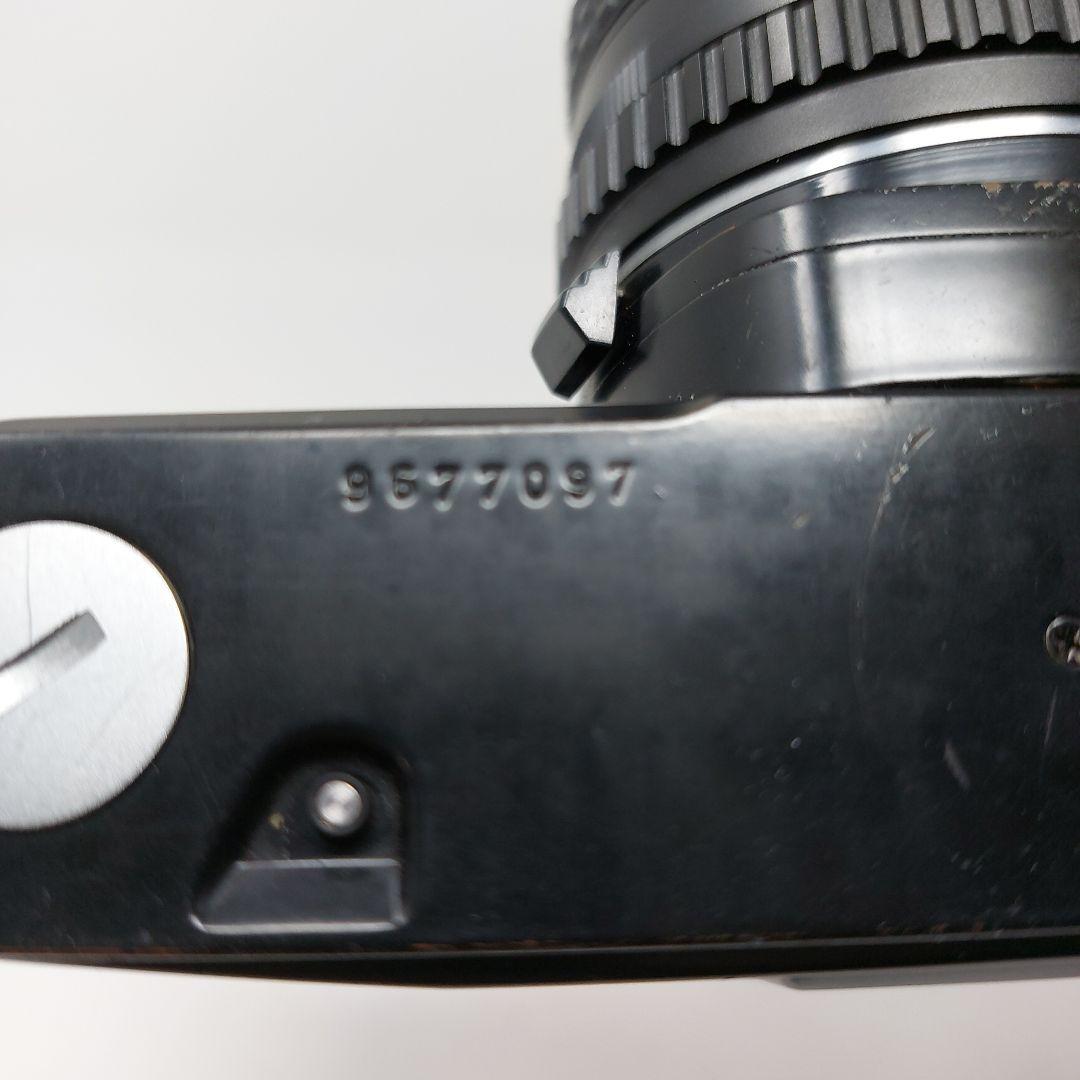 【完動品】美品 PENTAX ME ブラックボディ レンズ PLフィルター付