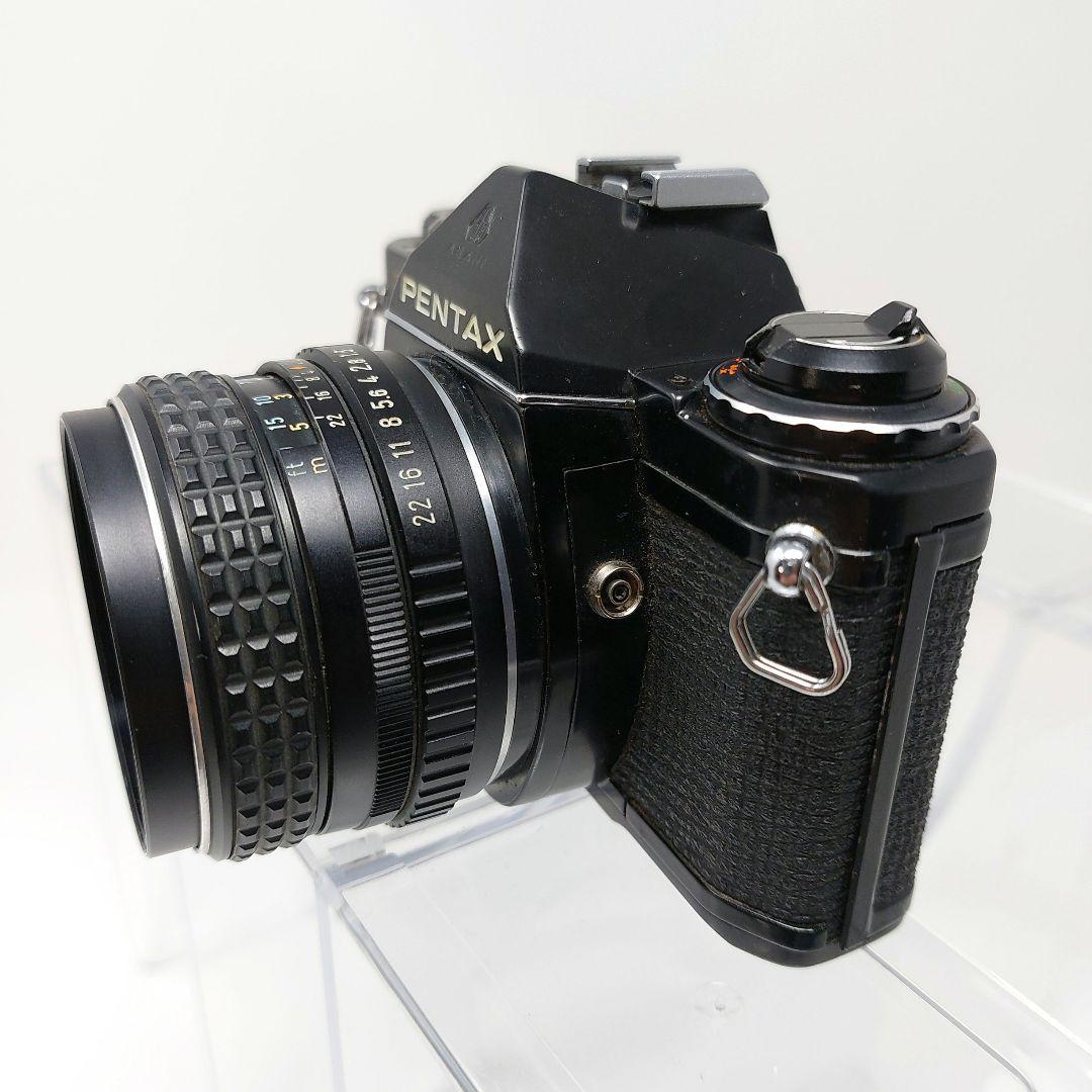 【完動品】美品 PENTAX ME ブラックボディ レンズ PLフィルター付