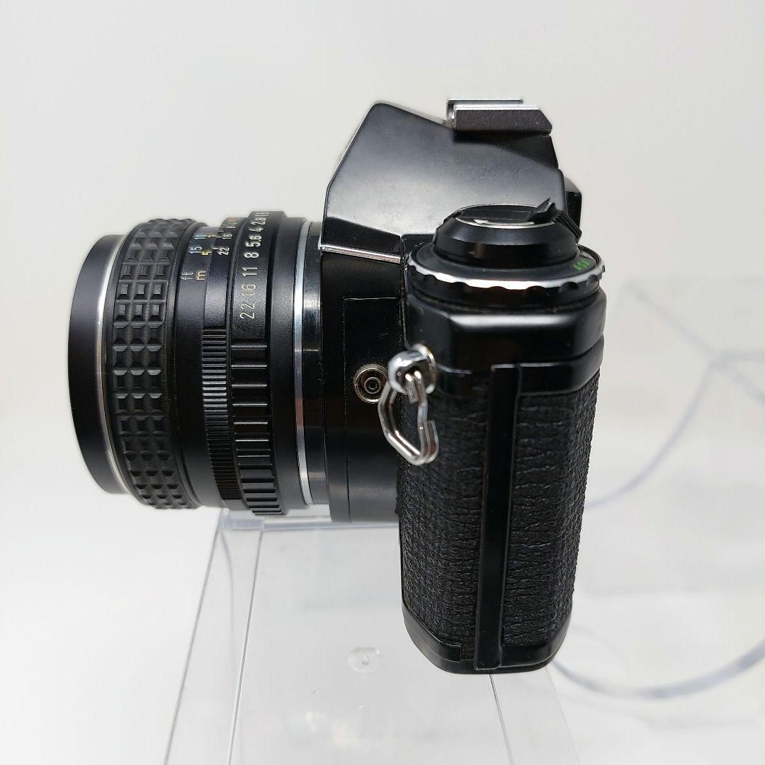 【完動品】美品 PENTAX ME ブラックボディ レンズ PLフィルター付
