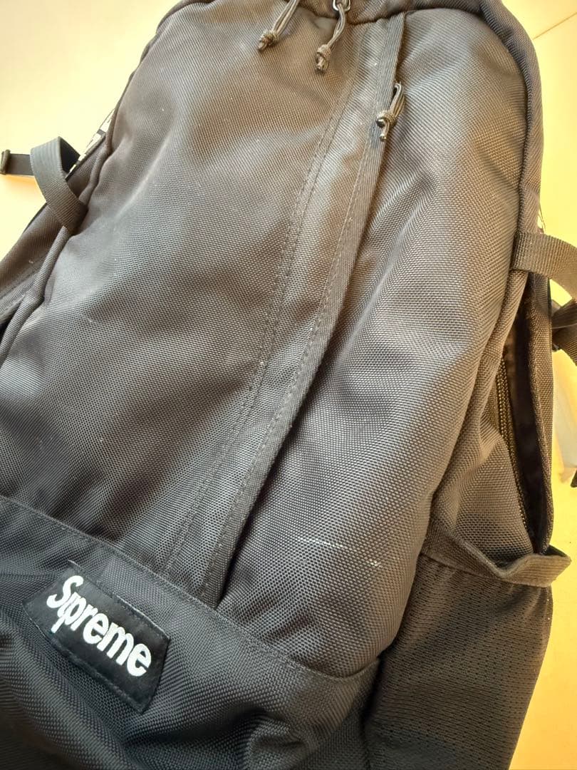 【新年SALE】Supreme ブラック リュック・バックパック　18ss
