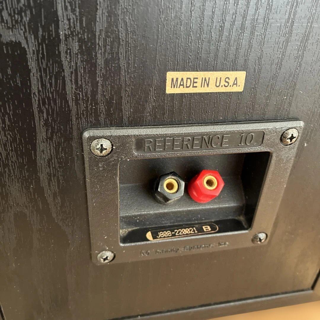 Infinity スピーカー　リファレンス10 ブラック　ペア