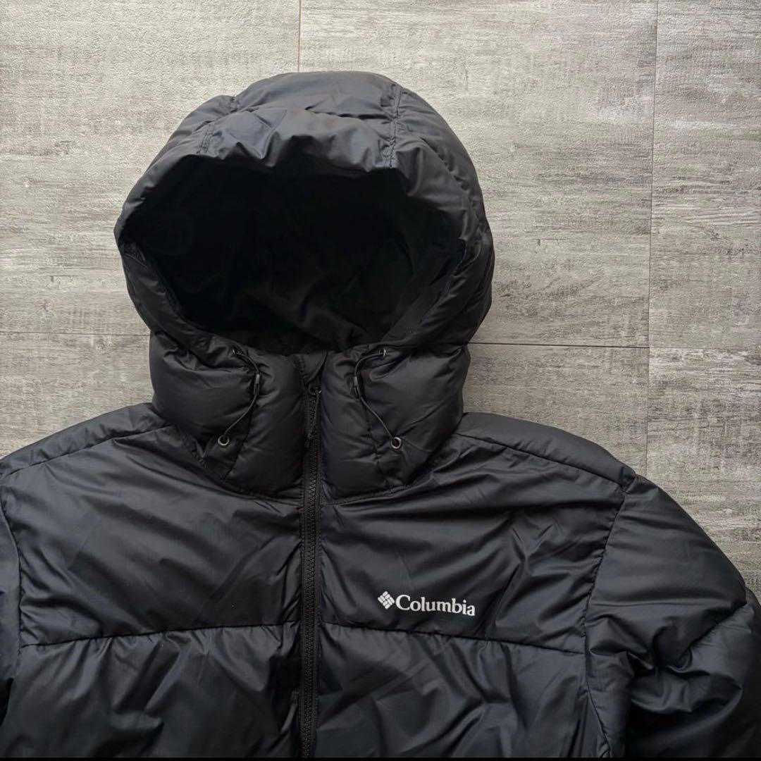 【美品❗️】極暖！columbia マウンテンパーカー　ダウン　ブラック XL肉厚